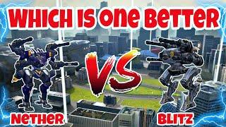 [WR]Nether VS Blitz Weapon Comparison |War Robots|