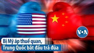 Bị Mỹ áp thuế quan, Trung Quốc bắt đầu trả đũa | VOA Tiếng Việt