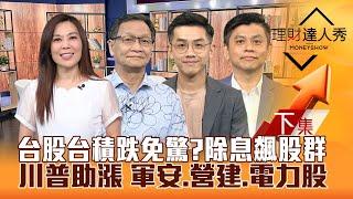 【理財達人秀】台股台積電嚇破10日線 好事？川普助通膨 營建、電力續漲？矽光子、特化抗震 低價低階起漲股！除息飆股群出列！｜李兆華、朱家泓、艾綸、林漢偉2024.07.17