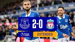 EXTENDED PREMIER LEAGUE HIGHLIGHTS: EVERTON 2-0 LIVERPOOL