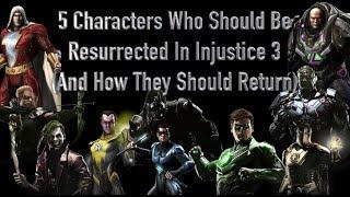 5 Characters Who Should Return From The Dead In Injustice 3 (And 5 Ways They Could Return)