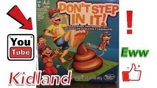 Kidland ; Don’t step in it game / challenge review