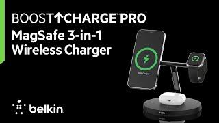 BOOSTCHARGE PRO MagSafe 3-in-1 Wireless Charger