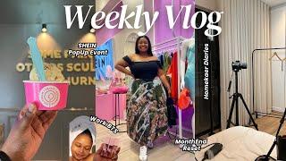 Weekly Vlog | Homemaker Diaries, MonthEnd Reset, Content BTS, SHEIN PopUp Event, Errands & More