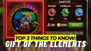 Top 3 Things You Must Know About Gift of the Elements! | Hero Wars