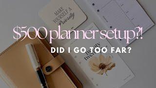 I spent more than $500 on my dream planner setup! Was it worth it?