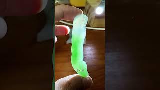 翡翠吊墜丨根據翡翠身形設計一個美人魚掛件！ #翡翠#jade#翡翠吊墜#翡翠掛件 ​​​#翡翠雕刻
