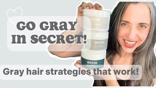 Underrated gray hair growout strategies (that work)!