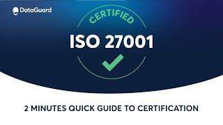 ISO 27001: Your 2 Minutes Quick Guide to Certification with DataGuard