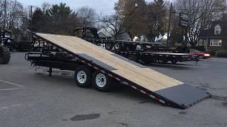 Sure Trac Hydraulic Power Tilt Deckover Equipment Trailer 15000# GVW