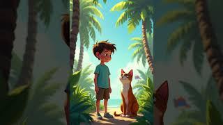  AI-Generated Boys & Animals: A Stunning Fusion of Imagination!  #cat #animals #cartoon #video