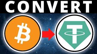 How To Convert Bitcoin BTC To USDT On Binance