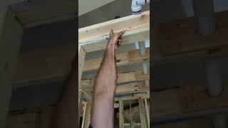 Make sure to double check your job site for proper drywall backing #construction #diy #realestate