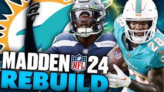 A Madden 24 Rebuild Where I Draft The Fastest Players! Madden 24 Miami Dolphins Rebuild