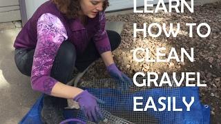 How to Clean Dirt, Leaves and Pine Needles Out of Decorative Gravel and Landscape Rocks