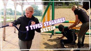 7 TYPES STAGIAIRES || SKETCH Paardzoektbaas