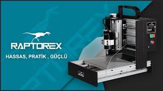 RAPTOREX MİNİ | 3-EKSEN MASAÜSTÜ CNC FREZE