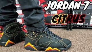 AIR JORDAN 7 CITRUS REVIEW & ON FEET