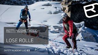 Lose Rolle: Spaltenbergung mit Flaschenzug am Gletscher - Tutorial (15/18) | LAB ICE