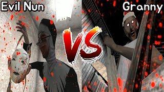 Granny vs Evil Nun || Endings Battle || Horror Game - 그래니 vs 미친수녀 엔딩장면 배틀