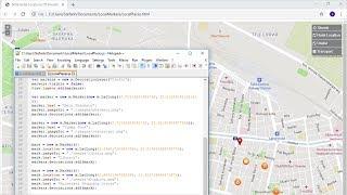 Street Map With Location Markers Using MindFusion JavaScript Mapping and Mapbox