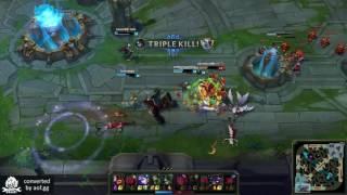 Pentakill by zelderon warfare (Bronze II) as Akali on OCE