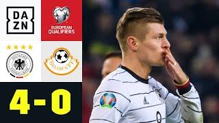 Kroos zaubert Deutschland zur EM: Deutschland - Weißrussland 4:0 | EM-Quali | DAZN Highlights