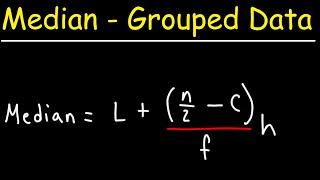 How To Calculate the Median of Grouped Data - Statistics