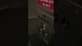 A Kind of Creepy Montgomery A-Series Hydraulic Elevator with a Broken Indicator