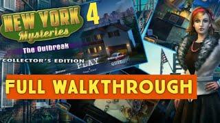 New York Mysteries 4 The Outbreak FULL Game Walkthrough