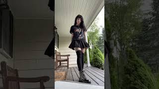 weekly outfits #goth #gothoutfit #outfitinspo #shorts #punk #ootd