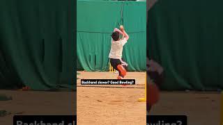 Perfect backhand slower #cricket #shorts #shiv #india #cricketlover #short #live #usa #uae #uk #yt