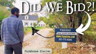 WE FOUND A NEW HOUSE! (House Tour) REAL ESTATE AUCTION | Old Maine Farmhouse