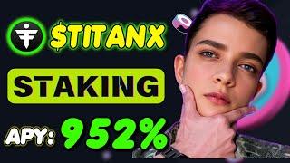 Stake TITANX for Passive Income  Staking TitanXCrypto Coin for Huge Rewards