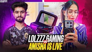 @LoLzZzGaming vs @AmishaPlayz 4v4 INTENSE CLASSIC FIGHT | LoLzZz GAMING vs GIRL GAMER