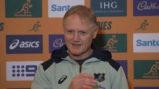 Joe Schmidt on Wallabies team announcement vs. Ireland | Wallabies