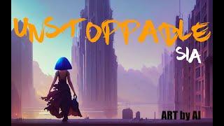 Sia - Unstoppable - Every Lyric is AI generated Art #sia #unstoppable #aigeneratedart