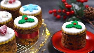 How to make Mini Christmas Cakes - Xmas Cake Recipe