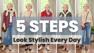 5 Steps to Look Stylish for Everyday Life This Fall || Everyday Fashion for Women Over 50