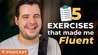 How I Went From ZERO to FLUENT in English ALONE — 5 Speaking Exercises