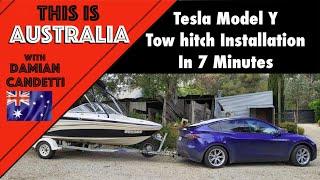 Tesla Model Y Eco Hitch installation