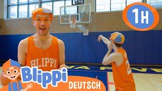 Blippi spielt Basketball  | Blippi Deutsch | Abenteuer und Videos für Kinder