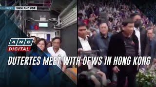 Dutertes meet with OFWs in Hong Kong | ANC