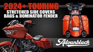 2024 Touring Stretched Bags Dominator Fender Side Covers Install