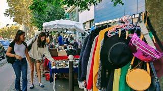 Paris France  FLEA MARKET🪑 BROCANTE in PARIS Marché aux Puces ️ Street shopping Paris4KHDR