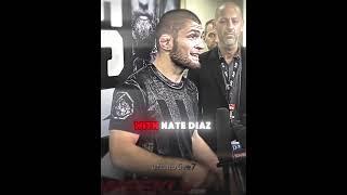 Khabib Nurmagomedov on fighting Nata Diaz  #khabib #ufc #mma #mmafighter #shortsvideo