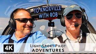 Nashville to Knoxville with Rob - Light Sport Pilot Adventures 001(4K ) - N234YP Sting S3