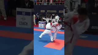 Karnataka player scored from uraken #karate #karate1 #fightingsport #martialarts