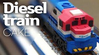 Diesel train cake 슈가크래프트 디젤기관차 기차 만들기