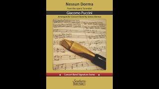 Nessun Dorma by Giacomo Puccini, arr. James Barnes